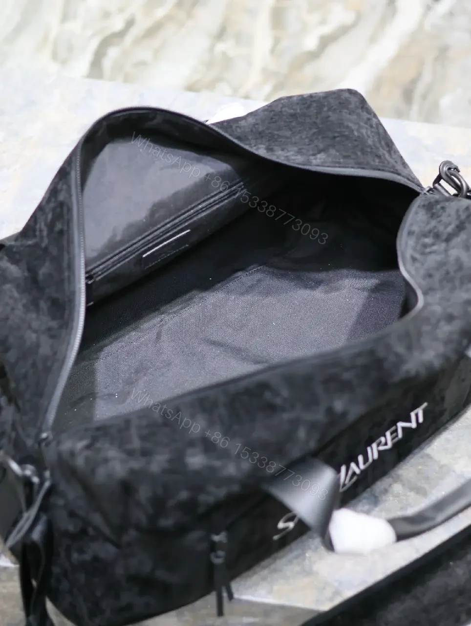 View 7 of Compact Luxe Duffel: Premium Textured Carryall with Subtle Detail