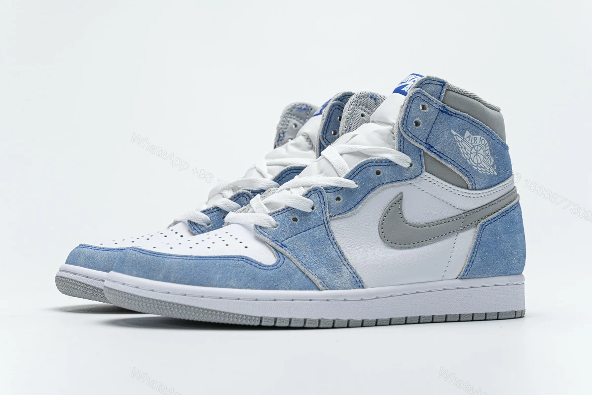 View 5 of Air Jordan 1 High Hyper Royal 555088-402