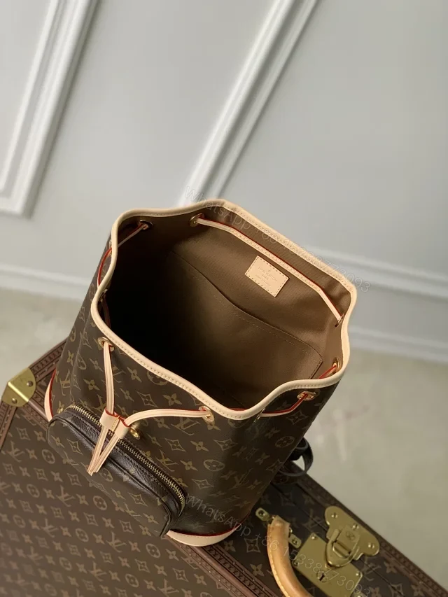 View 9 of Louis Vuitton Montsouris PM backpack in Monogram coated canvas