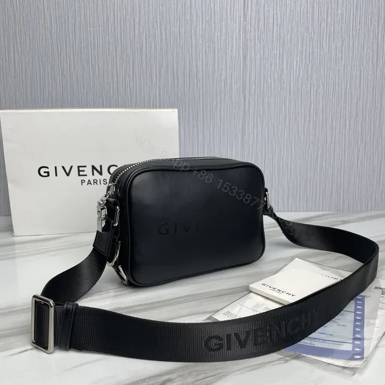 View 4 of Givenchy Structured Leather Crossbody â€“ Subtle Luxury, All-Day Comfort