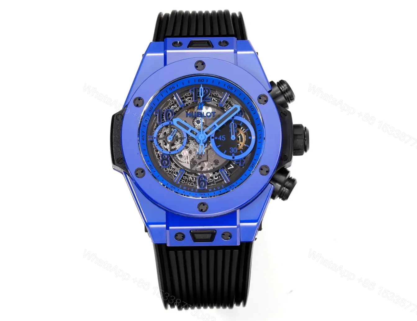 TW Factory Hublot Big Bang Blue Ceramic Watch — view 1