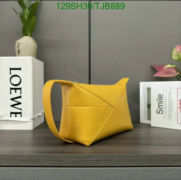 View 16 of Loewe Blue Wash Bag featuring Shiny Calfskin VD403
