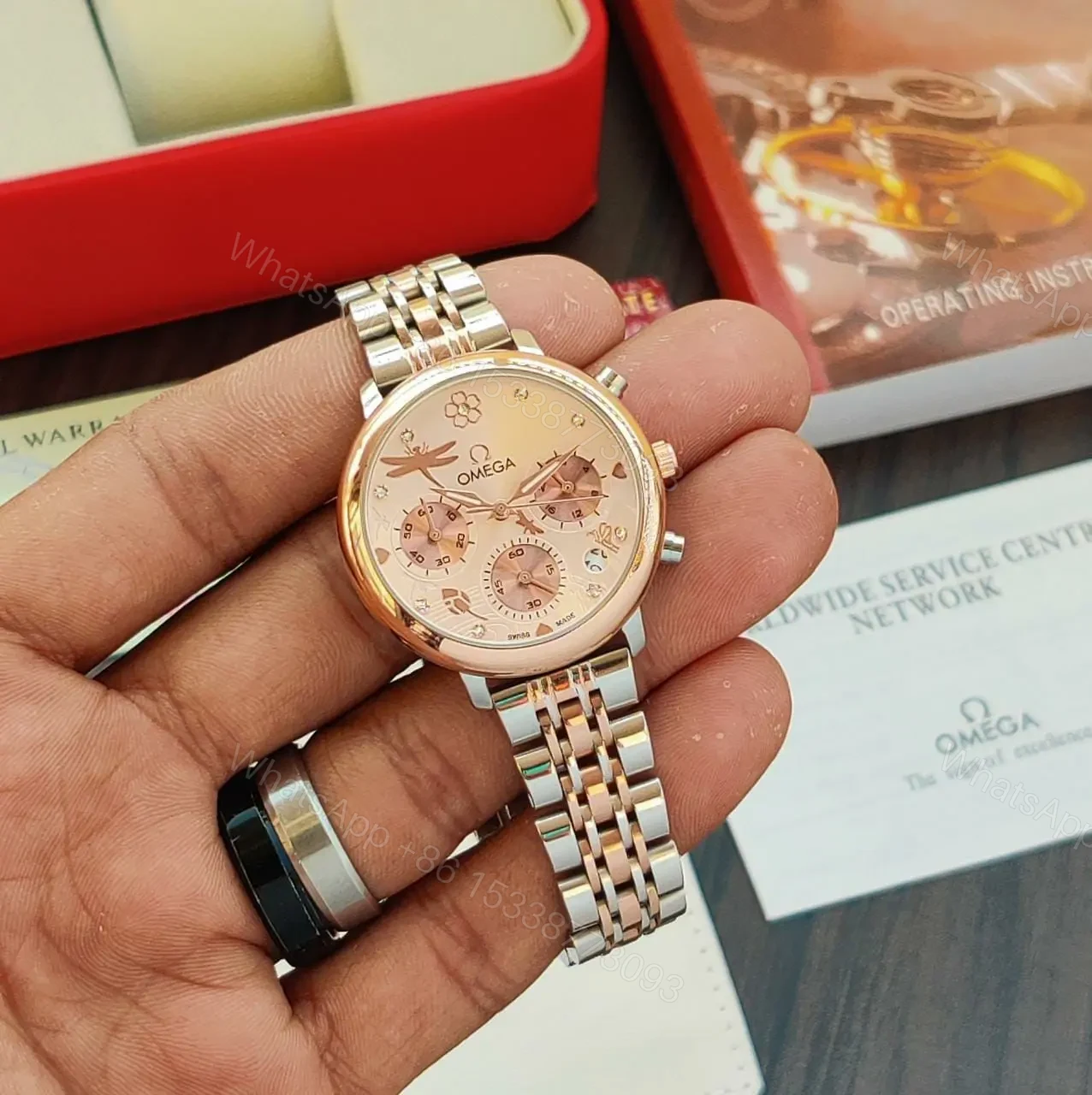 View 3 of #Omega #For her #7AA #Features-•Case size-33mm