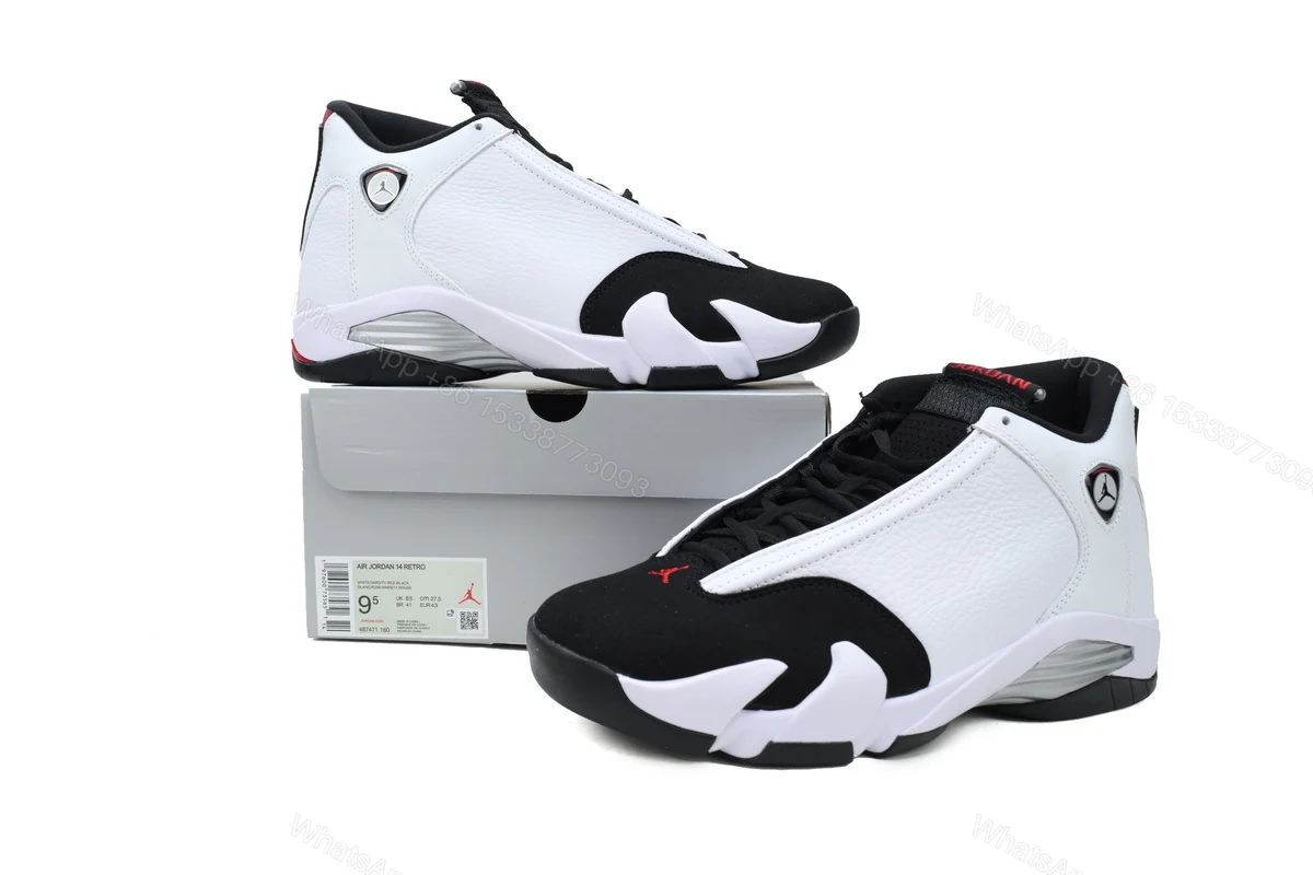 View 8 of Air Jordan 14 Retro 'Black Toe