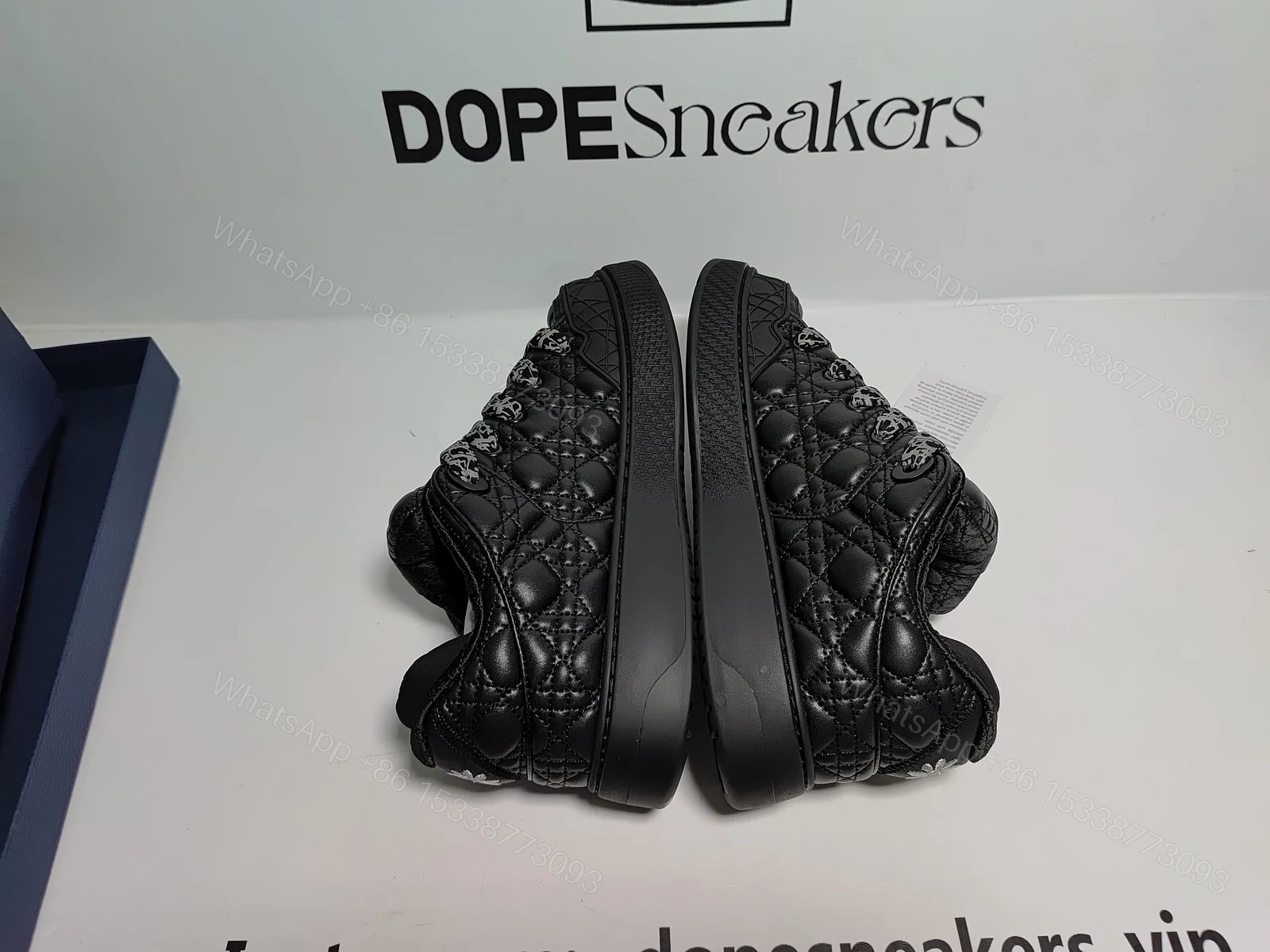 View 11 of Dior B9S Skater ERL Quilted Cannage Calfskin 'Black'