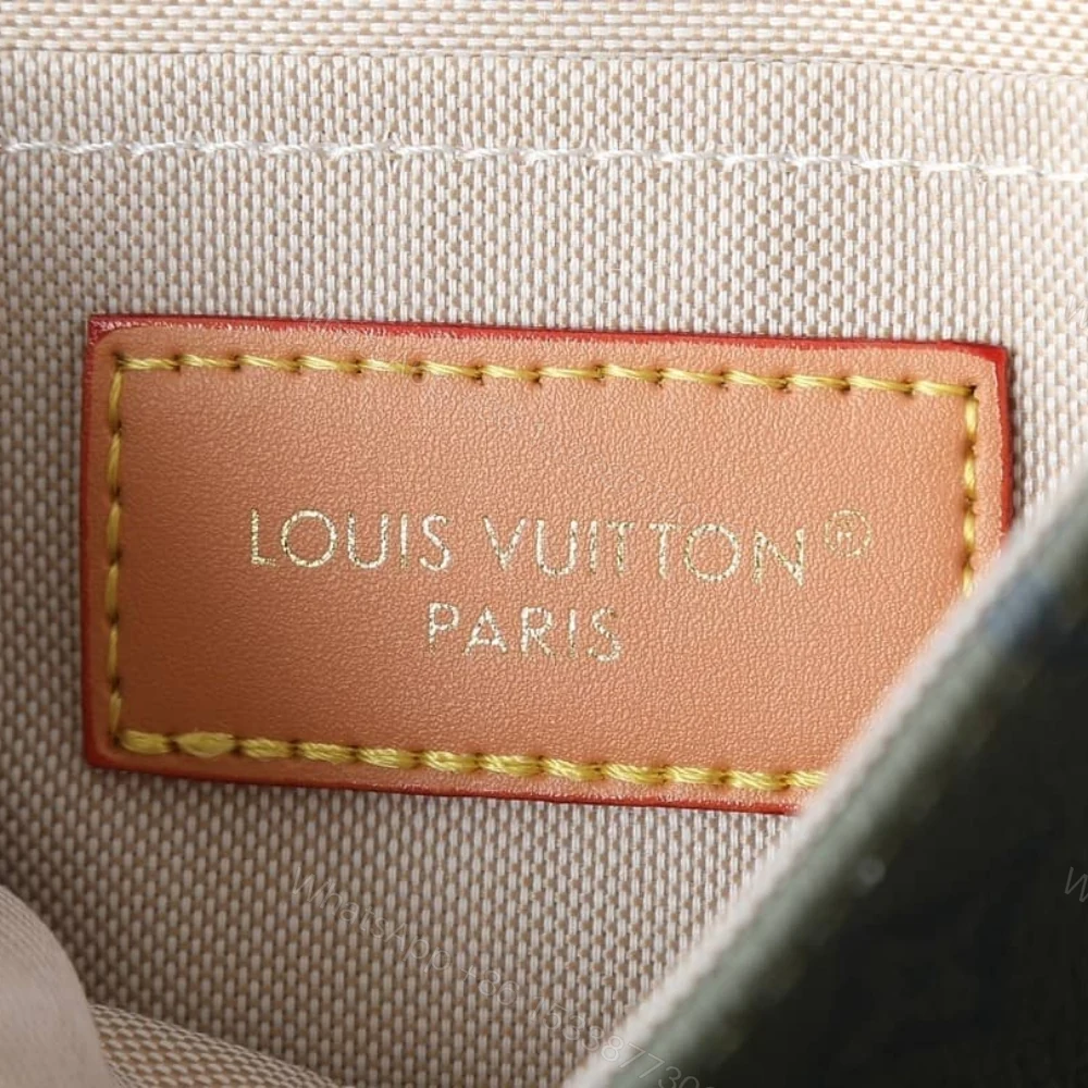 View 7 of Louis Vuitton Satchel Wearable Wallet Khaki 19Cm M26969