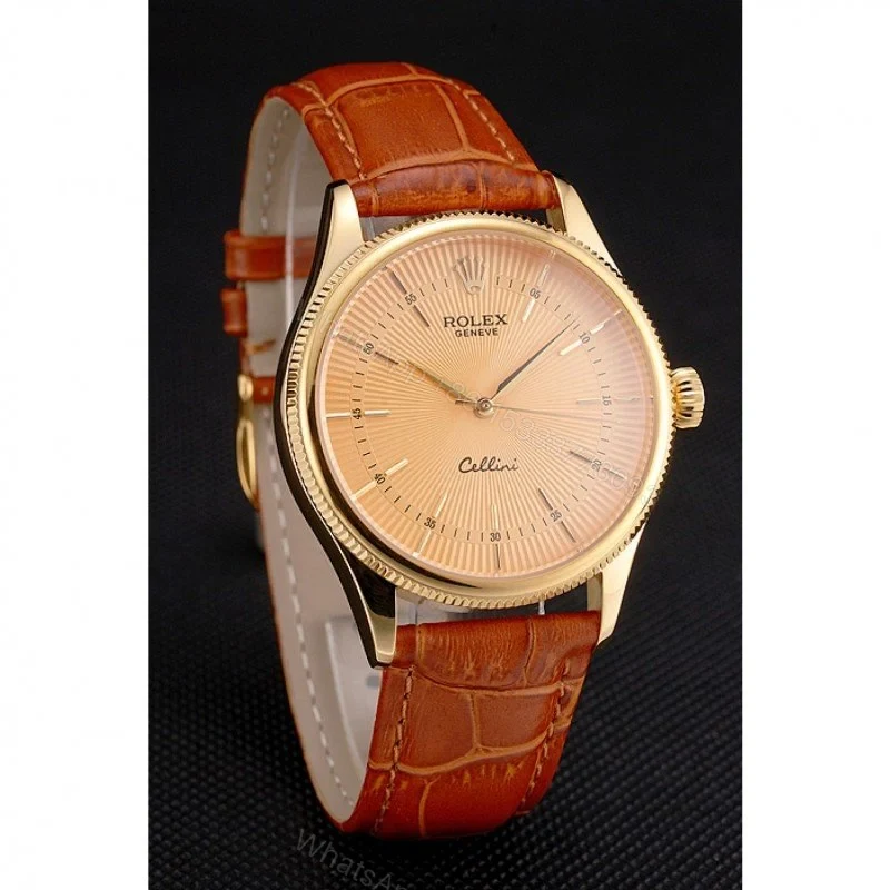 View 3 of Superclone Rolex Cellini Gold Dial REP016808