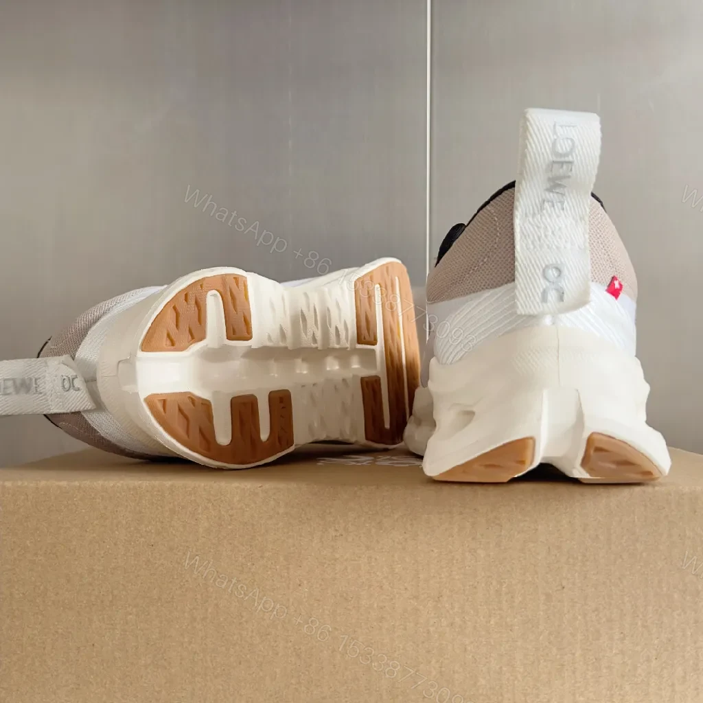 View 5 of Bold Taupe Luxe Chunky Runner Sneakers