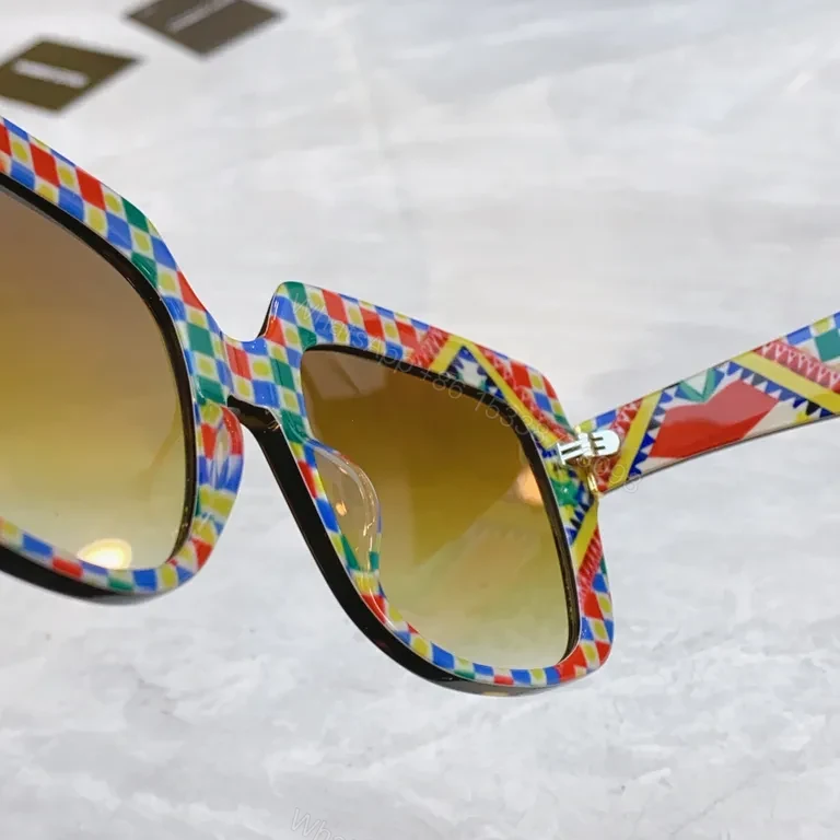View 8 of Dolce & Gabbana Oversized Sunglasses: Glossy Black, Gradient Lenses