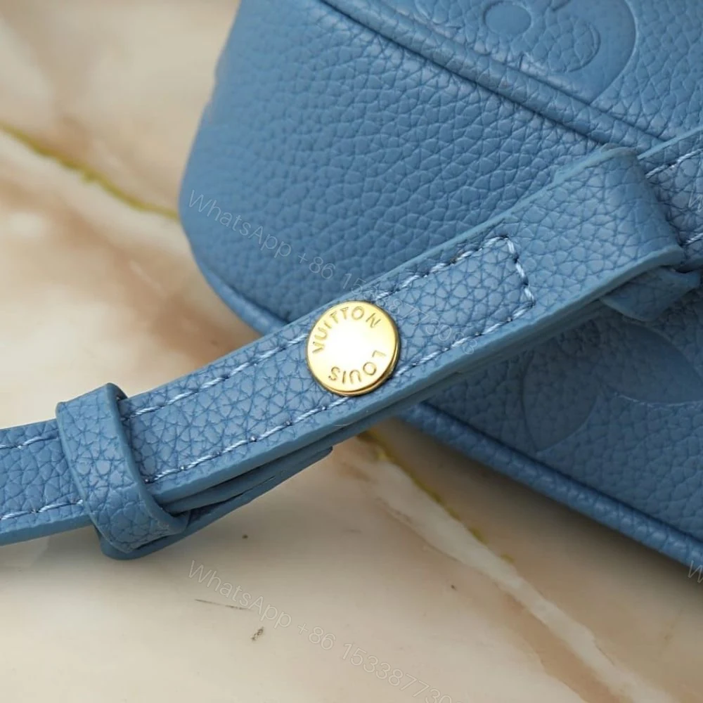 View 7 of Louis Vuitton Wallet On Chain Ivy Monogram Empreinte Blue Jean 23Cm M27755