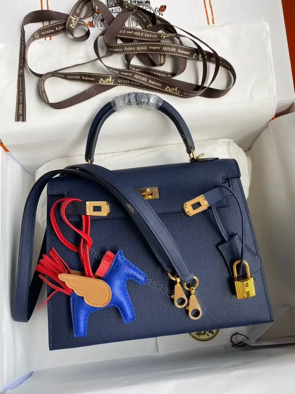 View 7 of HN 25 Sellier Navy Epsom