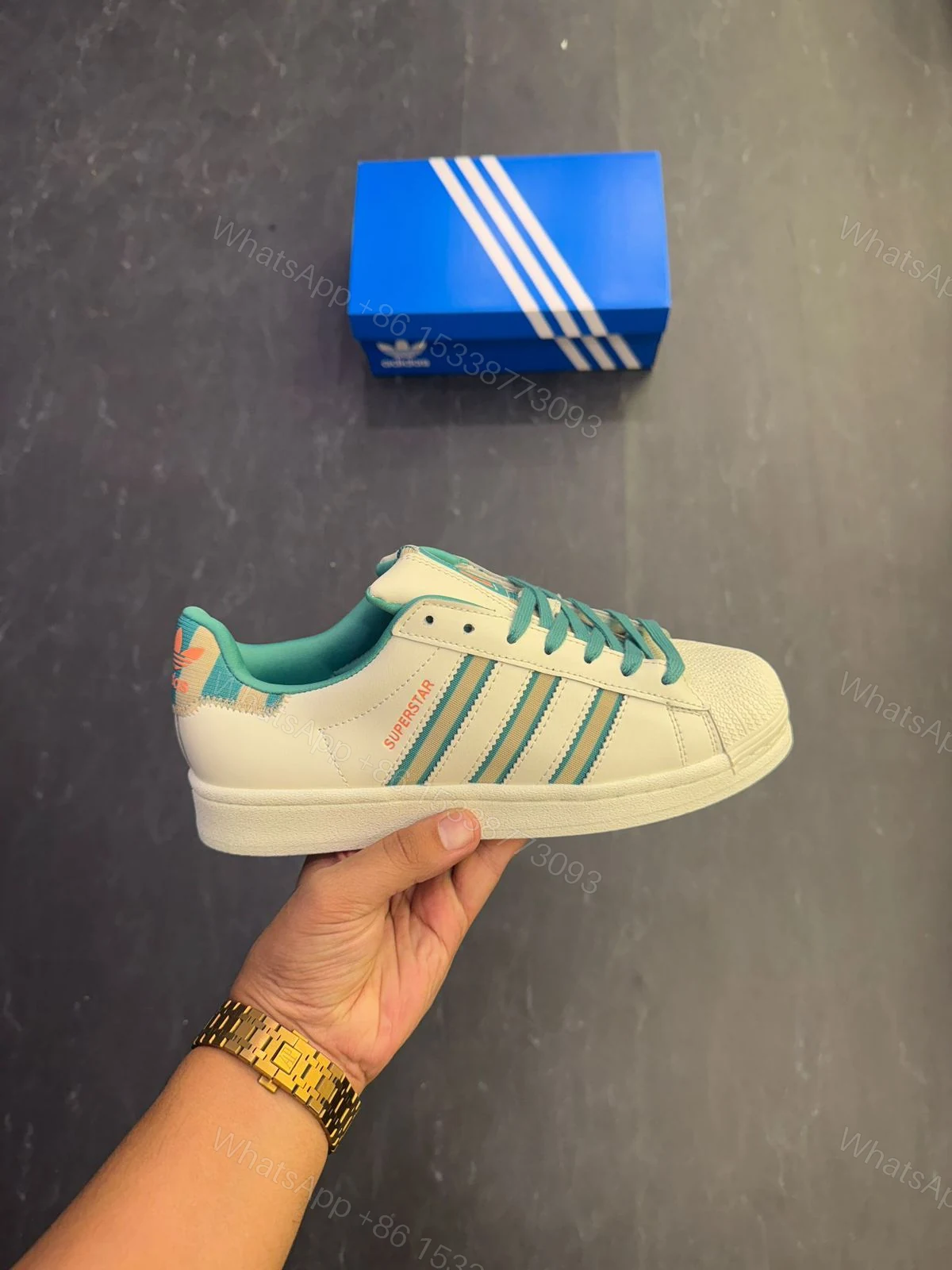 First Copy Adidas Original Superstar Skateboard Shoes — view 1
