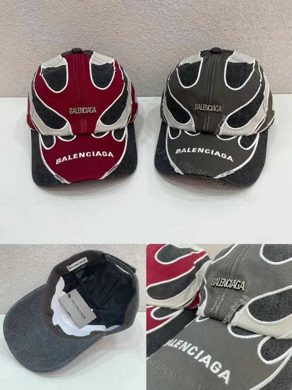 View 7 of Bold Texture Cap: Balenciaga-Inspired Patterned Logo Cap