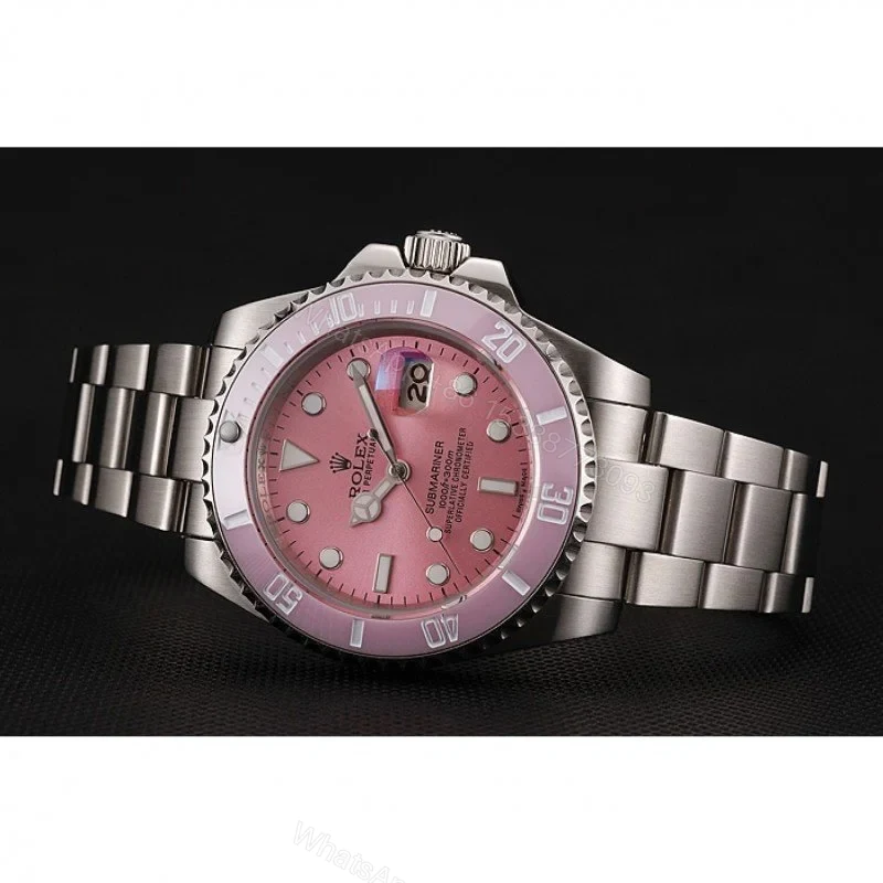 View 4 of Superclone Rolex Submariner Pink Dial 1453980