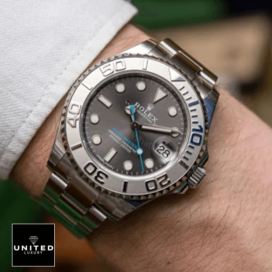 View 8 of Yacht-Master Rhodium Replica