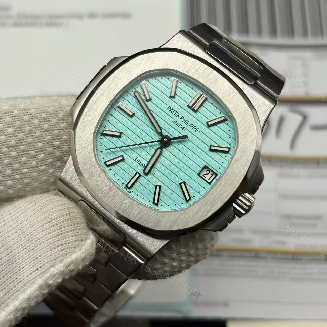 View 3 of Patek Philippe Tiffany & co Best Super Clone Replica