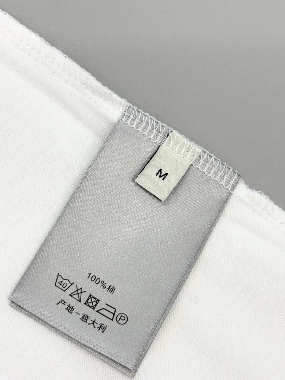View 2 of White Cotton Tee, Minimalist Luxe, Icon Logo, Everyday Signature Tee