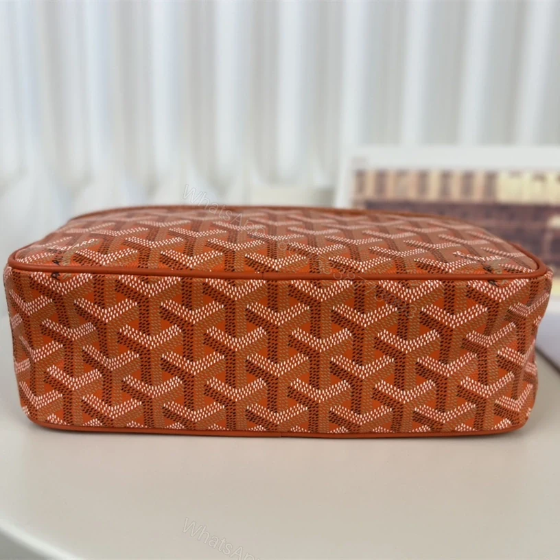 View 5 of 高仿Goyard*CAPVEP11相機郵差包橙色小號免檢版