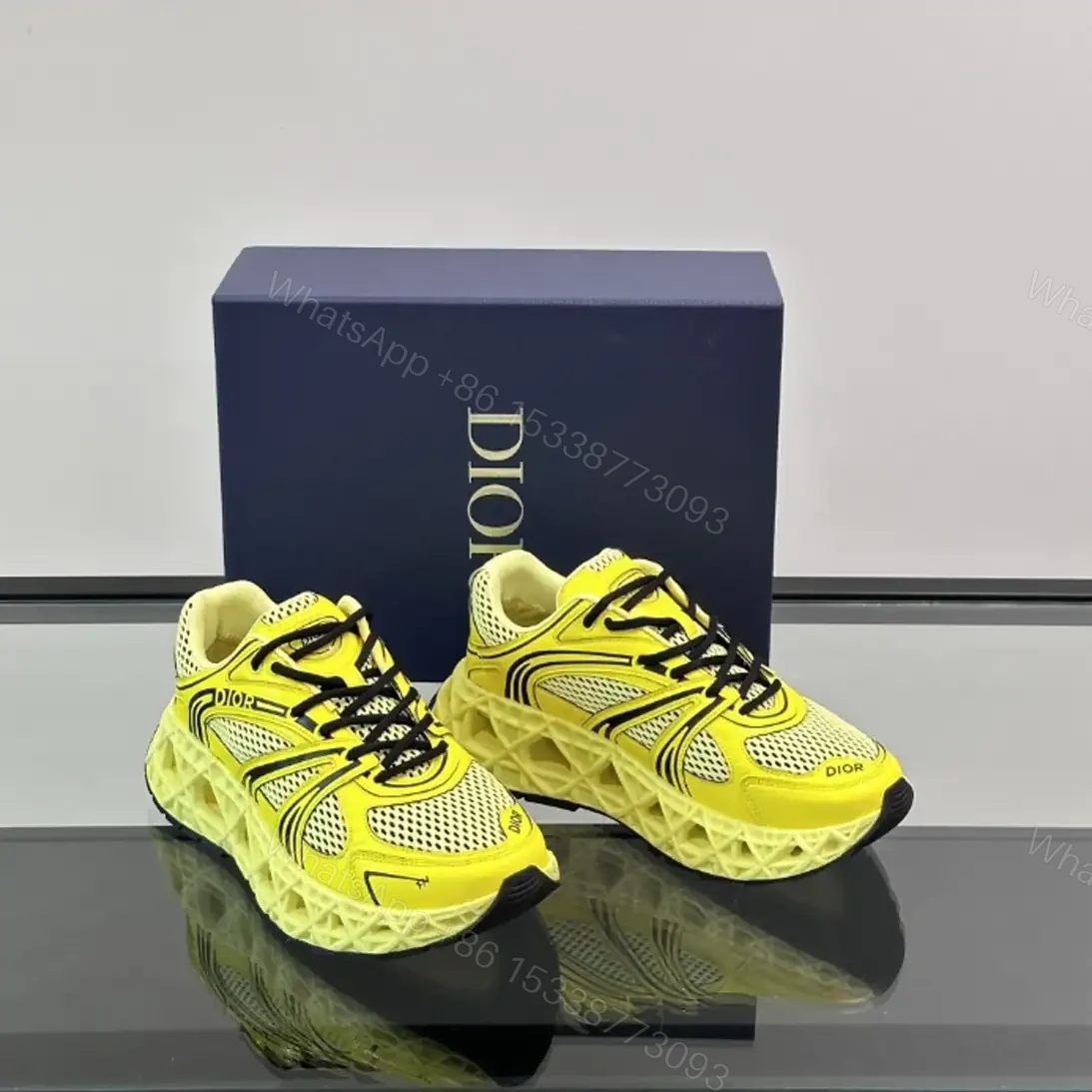 View 2 of DIOR B35 NXXT-SNEAKERS IN YELOW – CD236