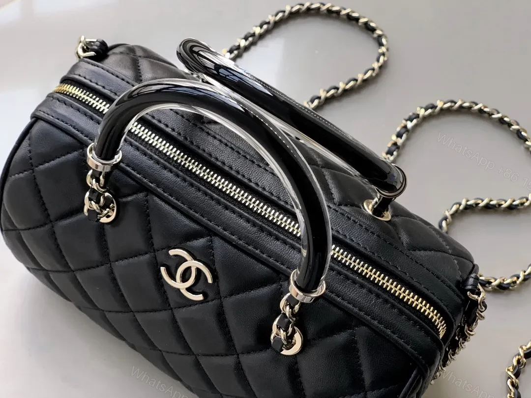 View 3 of Chanel Matelasse Black Shoulder Bag Leather