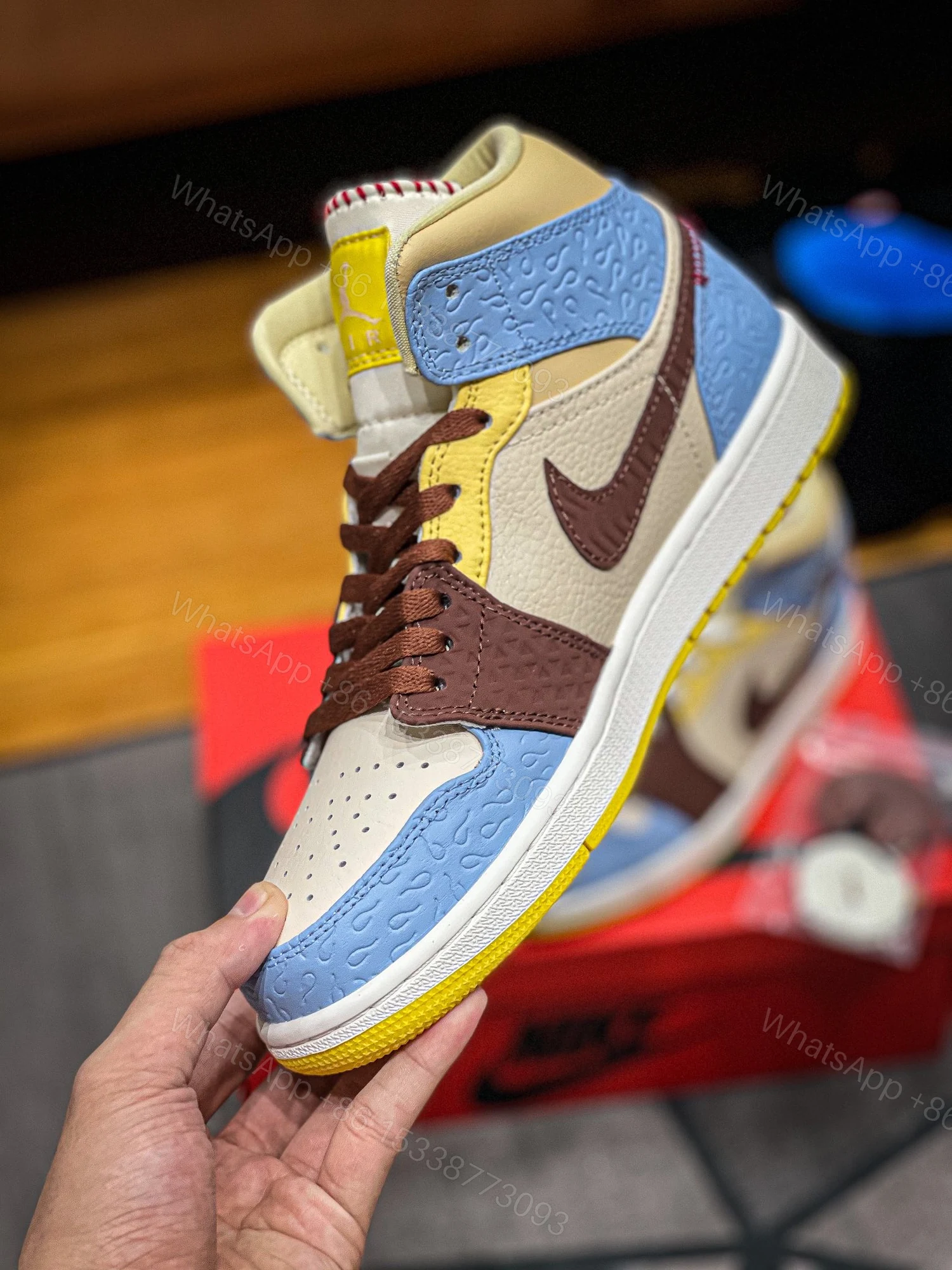 View 6 of Air Jordan 1 Mid Fearless X “Madison Chateau” Reps