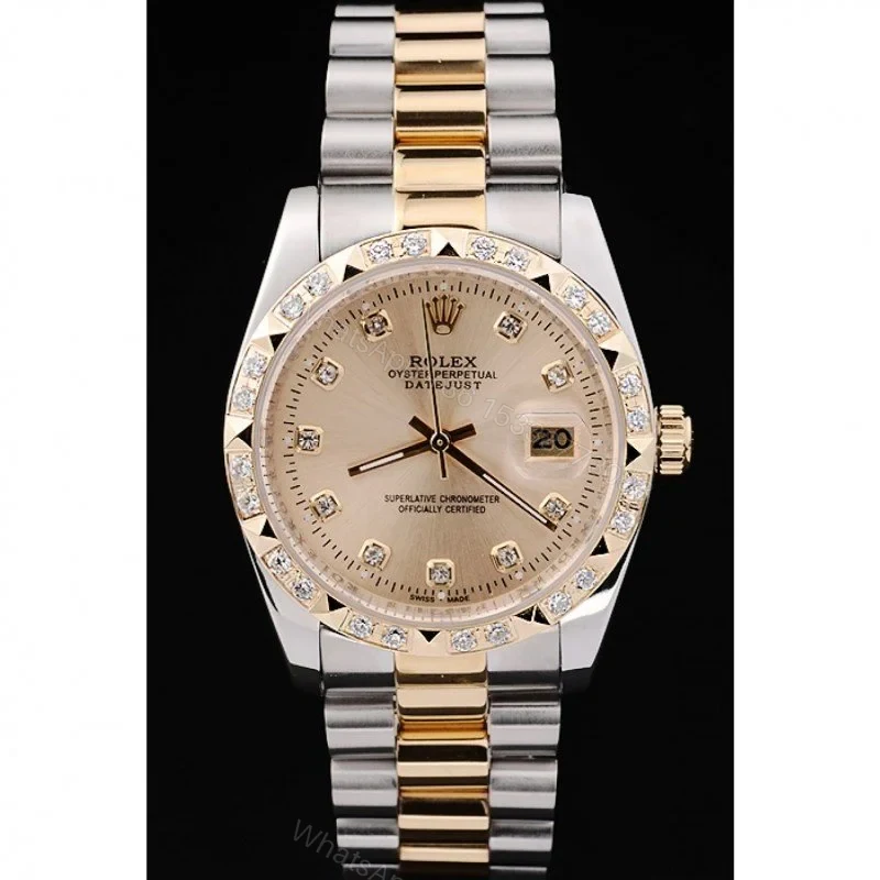 View 2 of Superclone Rolex Datejust Gold Dial SRL41 36 mm
