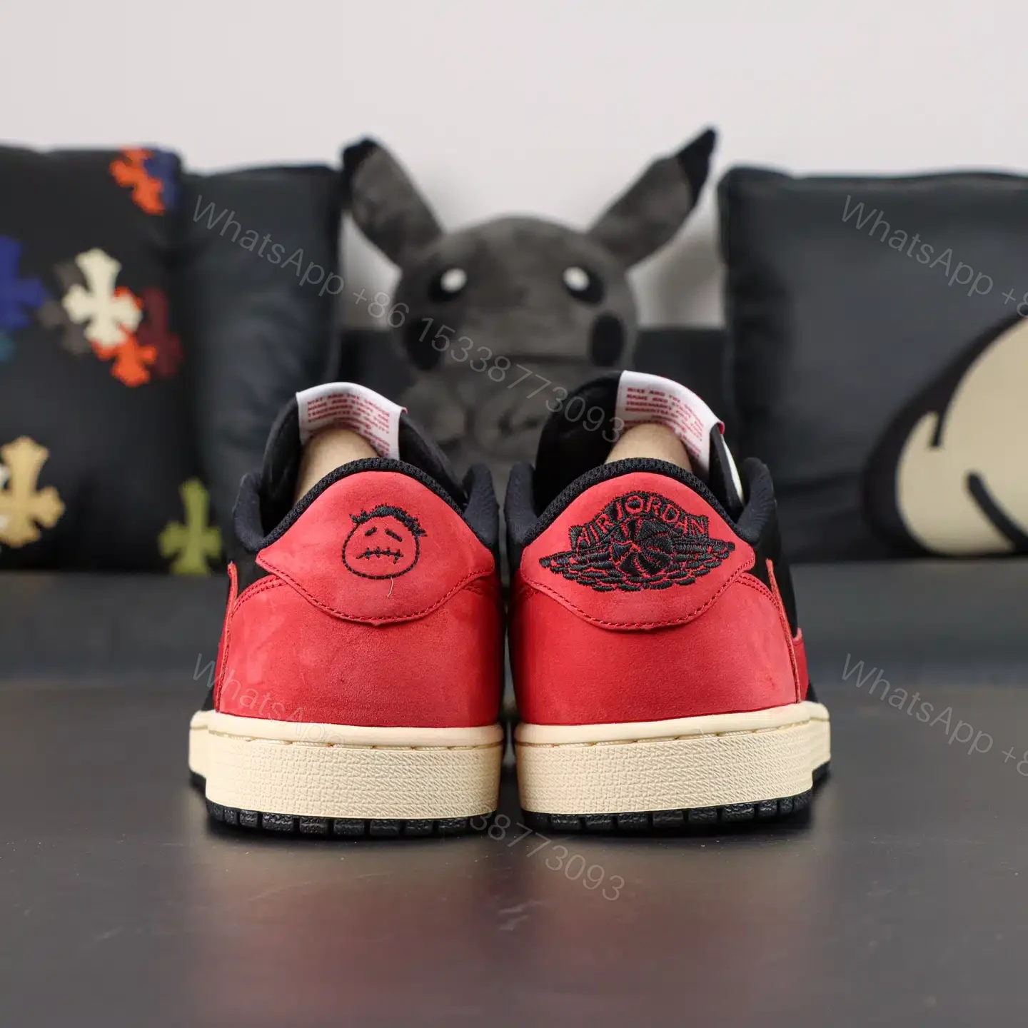 View 6 of Travis Scott x Jordan Air Jordan 1 Bred Reps