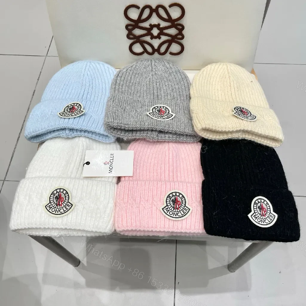 View 2 of Cozy Knit Beanie with Moncler Patch — Everyday Warmth, Elevated Style