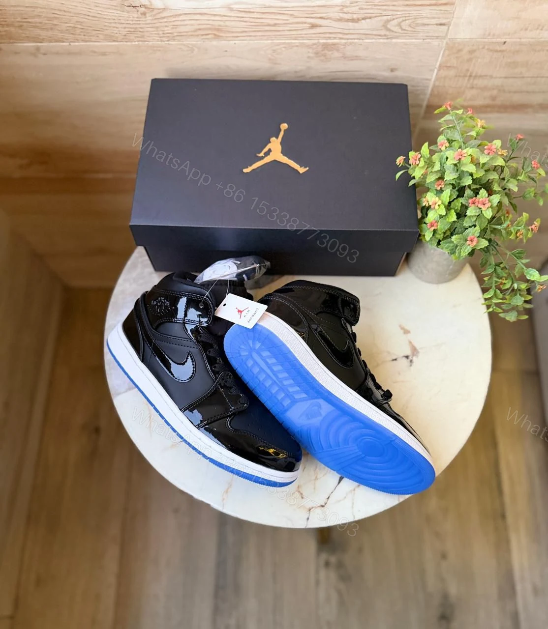 View 3 of FIRST COPY AIR JORDANS RETRO 1 PATENT SPACE JAM