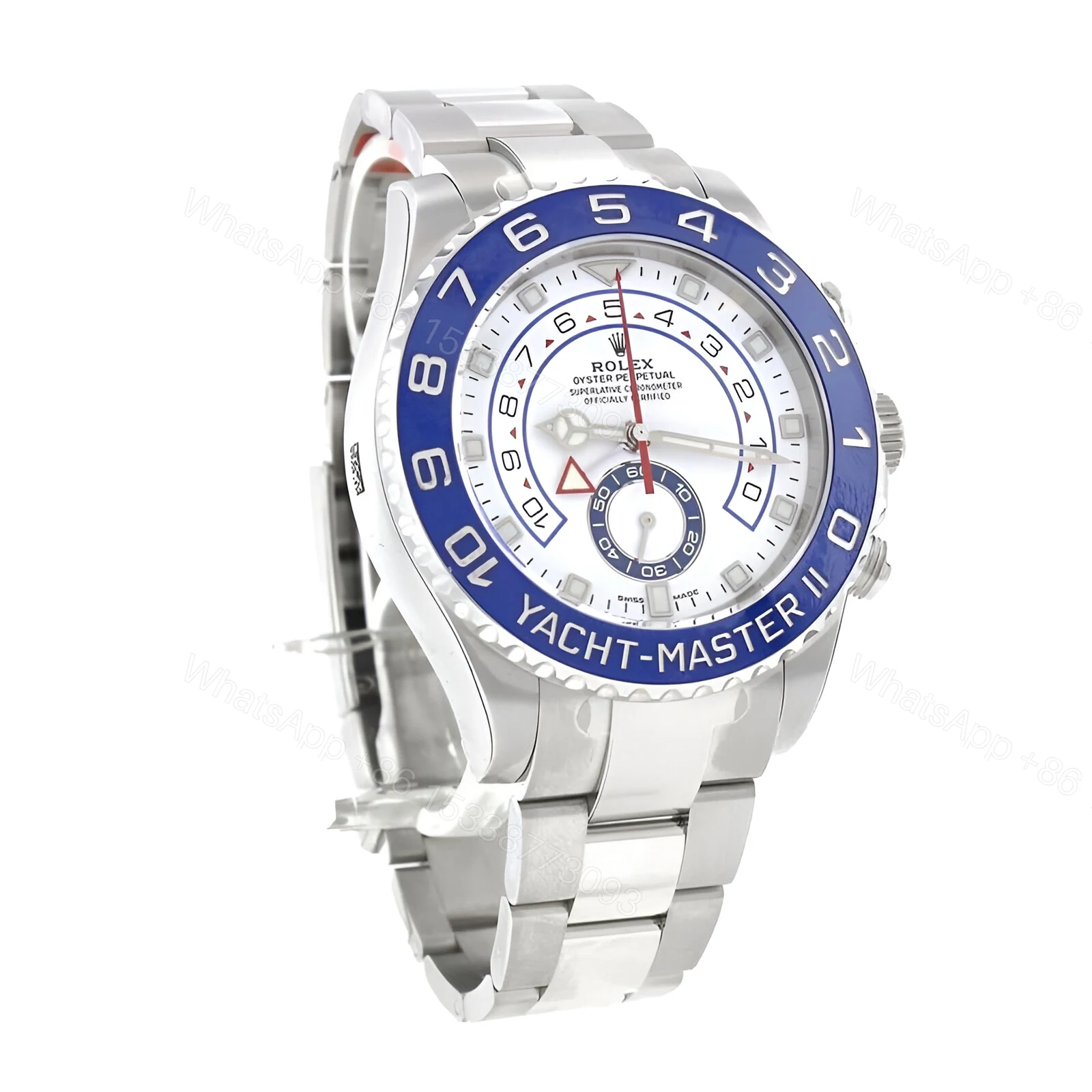View 2 of Rolex Yacht-Master 116680 II White Dial Replica