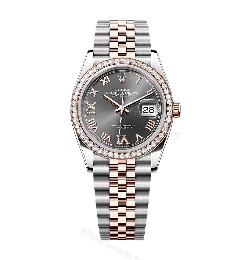 Rolex Datejust Slate Diamond Dial 126281RBR-0011 36 mm — view 1
