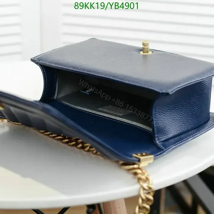 View 9 of Chanel Boy Old Medium Leather Handbag ABC25345