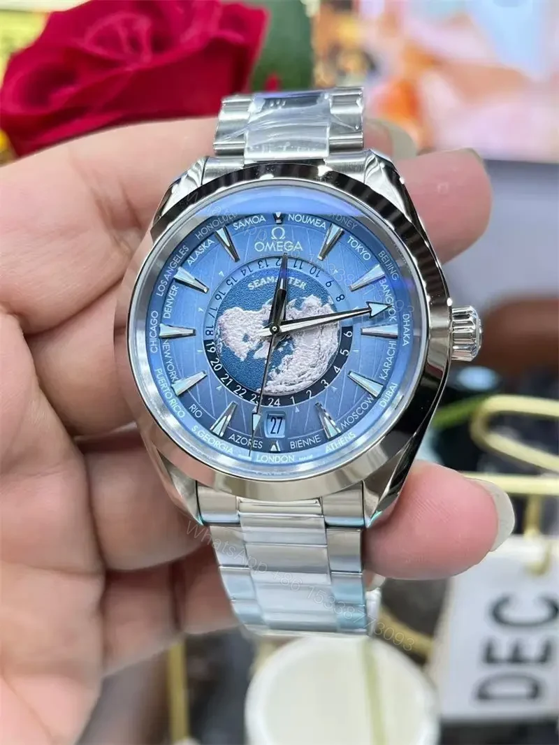 View 6 of Replica Omega Blue Seahorse Men’s Watch