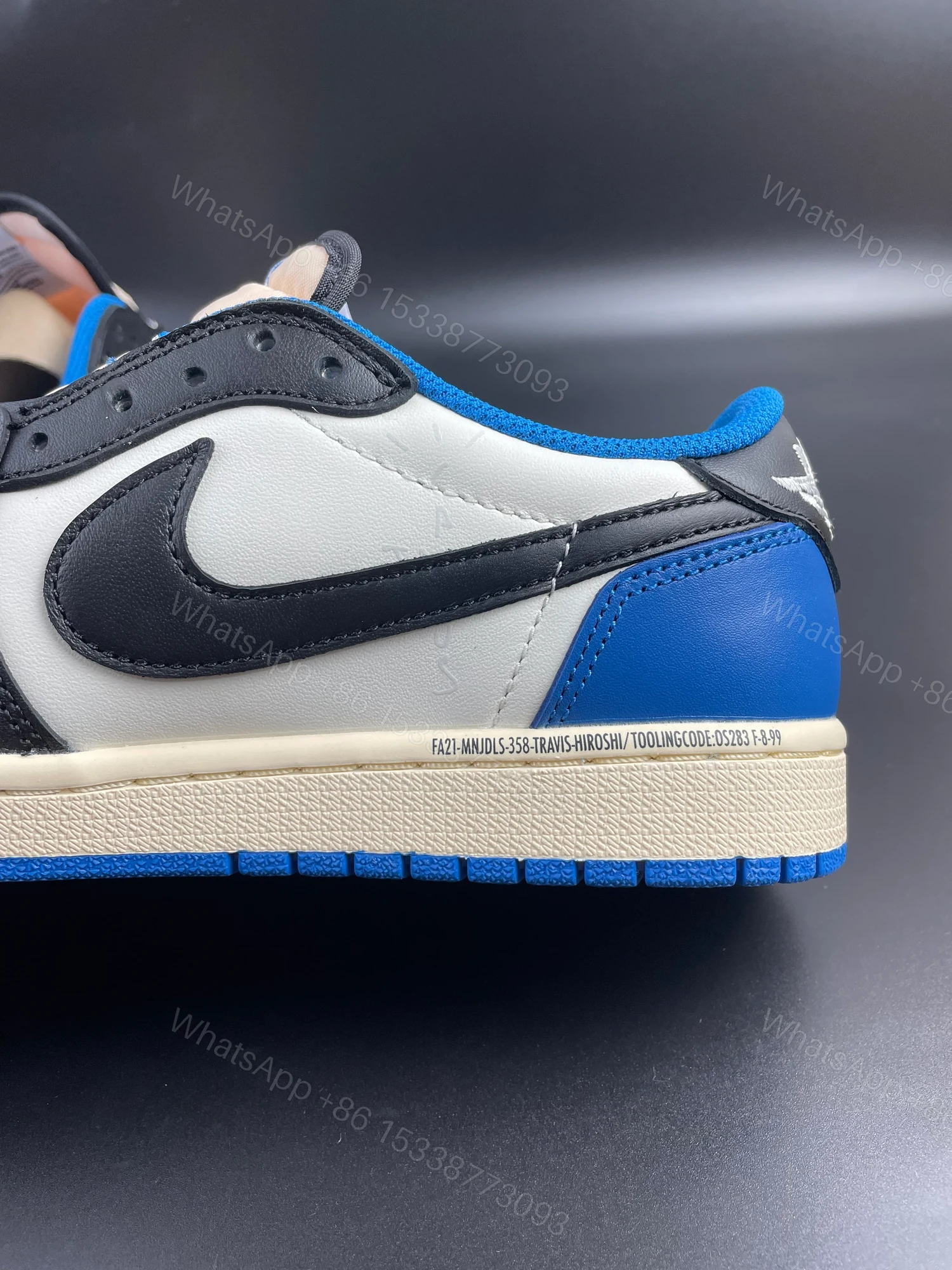 View 2 of Jordan 1 Retro Low OG SP Fragment x Travis Scott