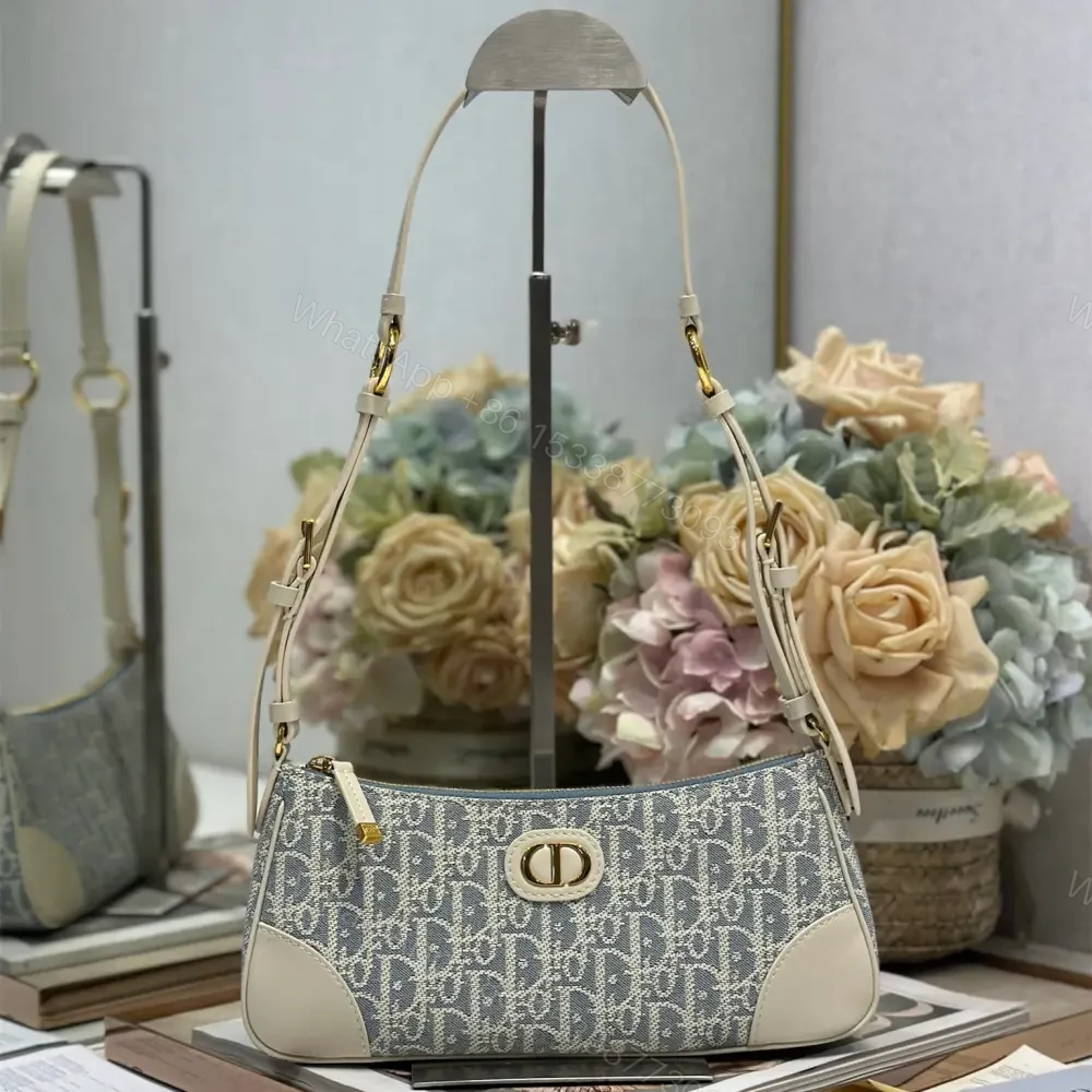 高仿Dior*Montaigne系列S239M925米色印花單肩包Mini免檢版 — view 1