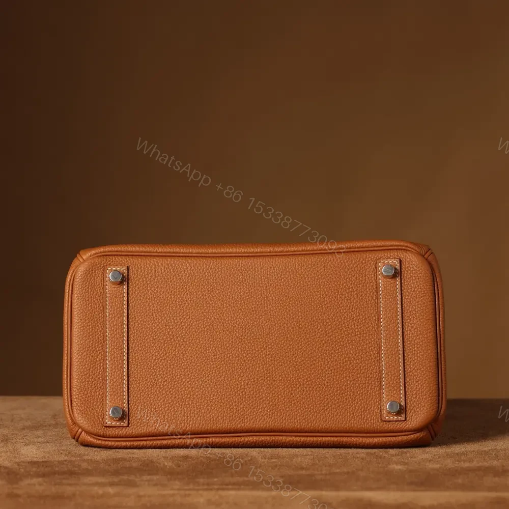 View 6 of 高仿Hermes*Birkin30金棕色銀扣免檢版