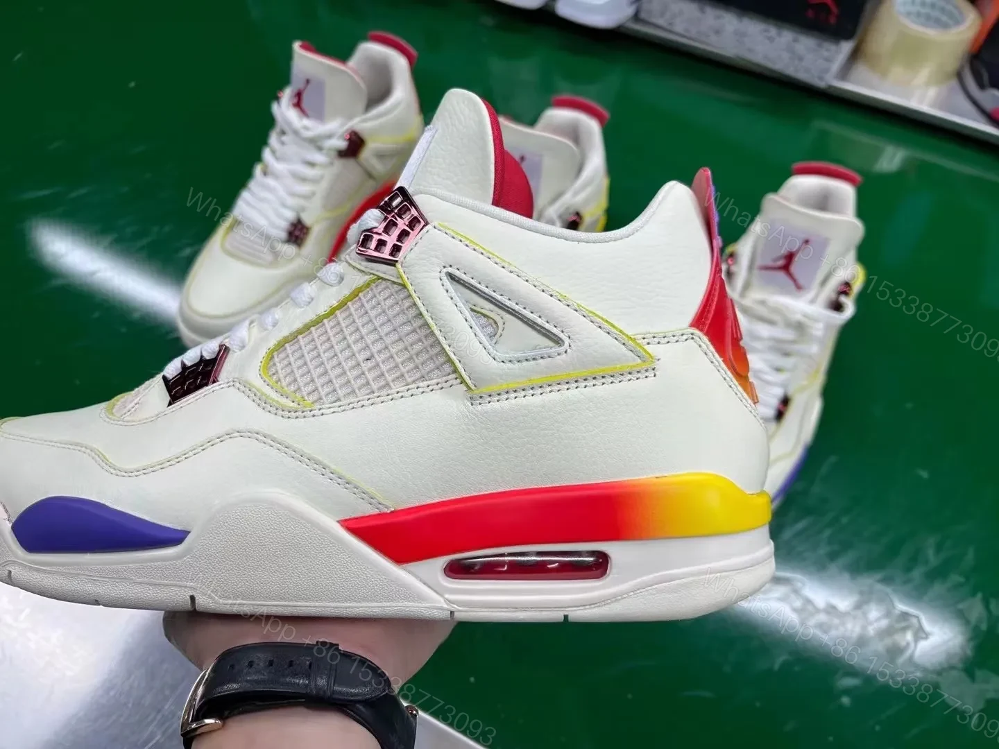 View 5 of J Balvin x Air Jordan 4 Replica