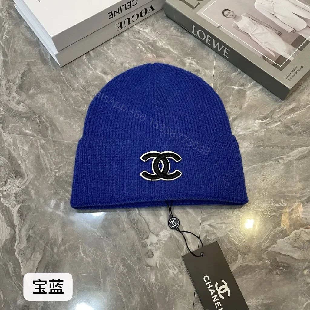 View 5 of Colorful Knit Beanie with Luxe Logo Emblem