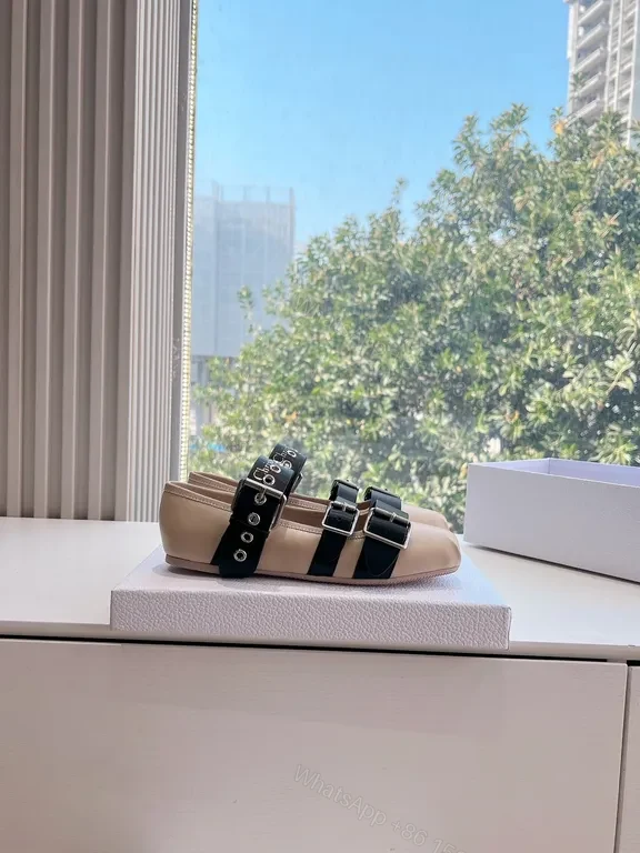 View 6 of Structured Leather Sandals â€” Dior Straps, Signature Hardware, Luxe Comfort