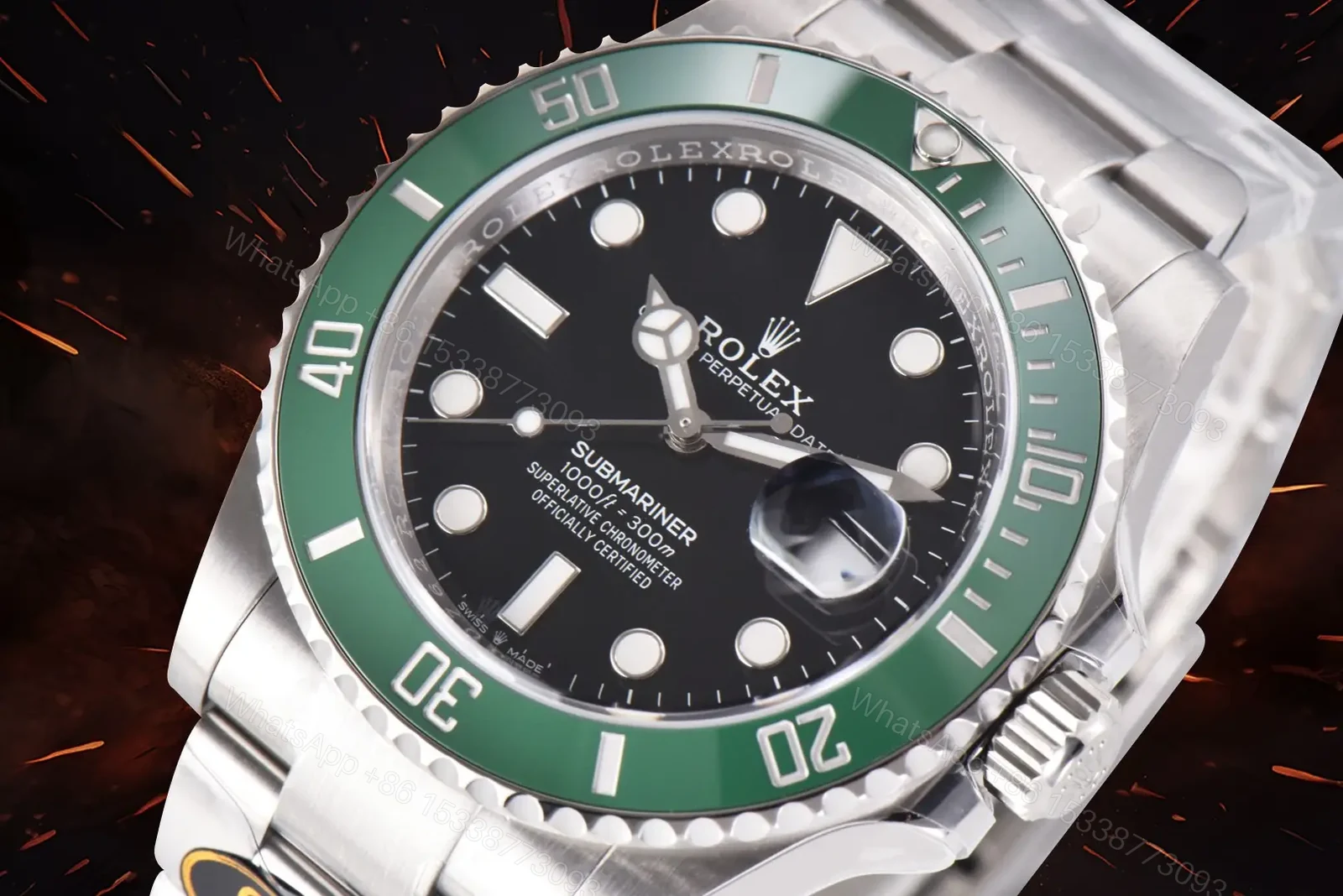 View 2 of Premium rolex starbucks replica Submariner Date 41MM 126610lv-0002