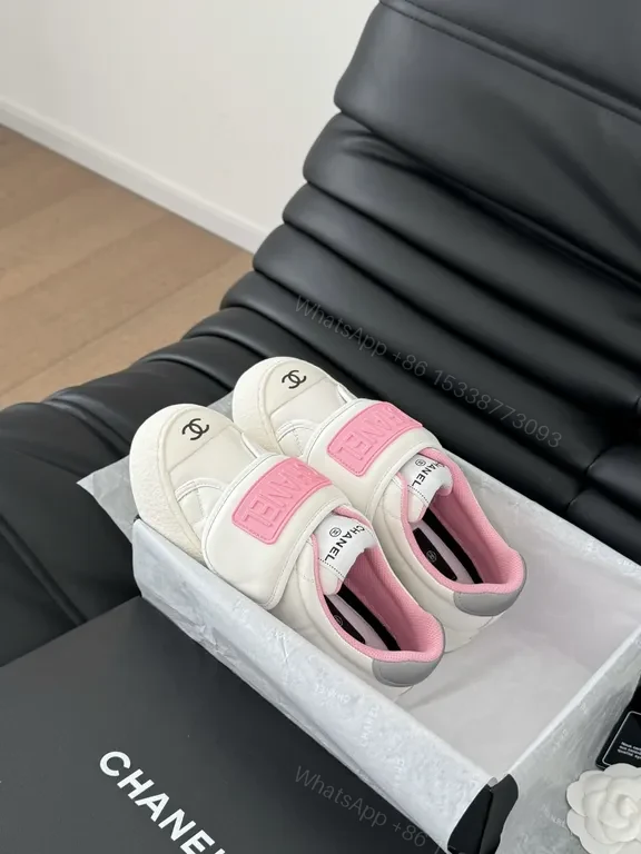 View 9 of Chanel-Inspired Kidsâ€TM Spark Step Sneakers: Luxe Everyday Glam