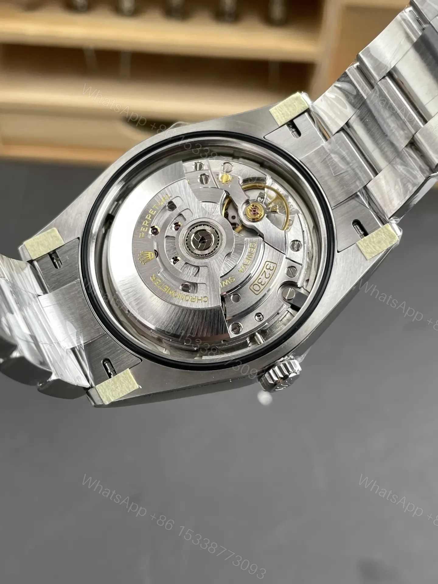 View 5 of Rolex Oyster Perpetual 41 134300 Pistachio Dial Watch 134300-006