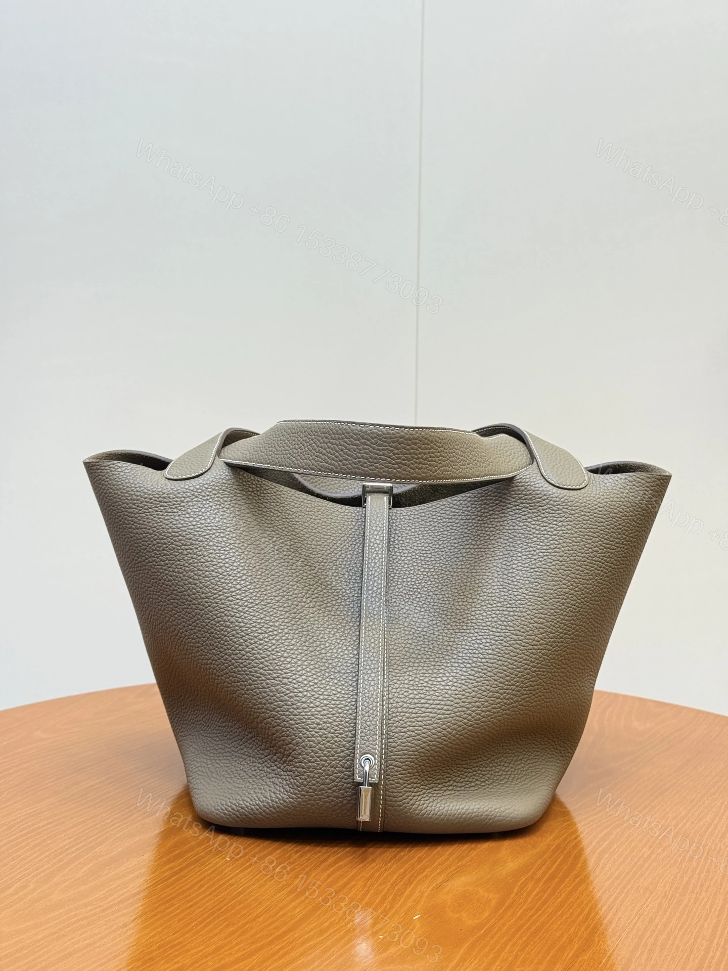 Hermes 高仿 Picotin 菜籃子 大象灰手提包 經典百搭高級款 — view 1