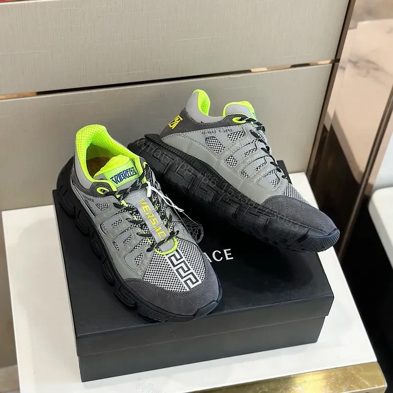 View 7 of Rugged-Chic Neon-Lime High-Tops: Luxury City Sneakers