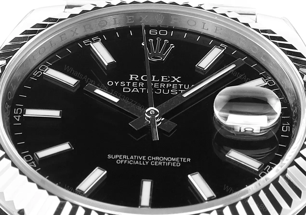 View 6 of GM Factory Clean Factory DDF Silver Black Classic Datejust Watch