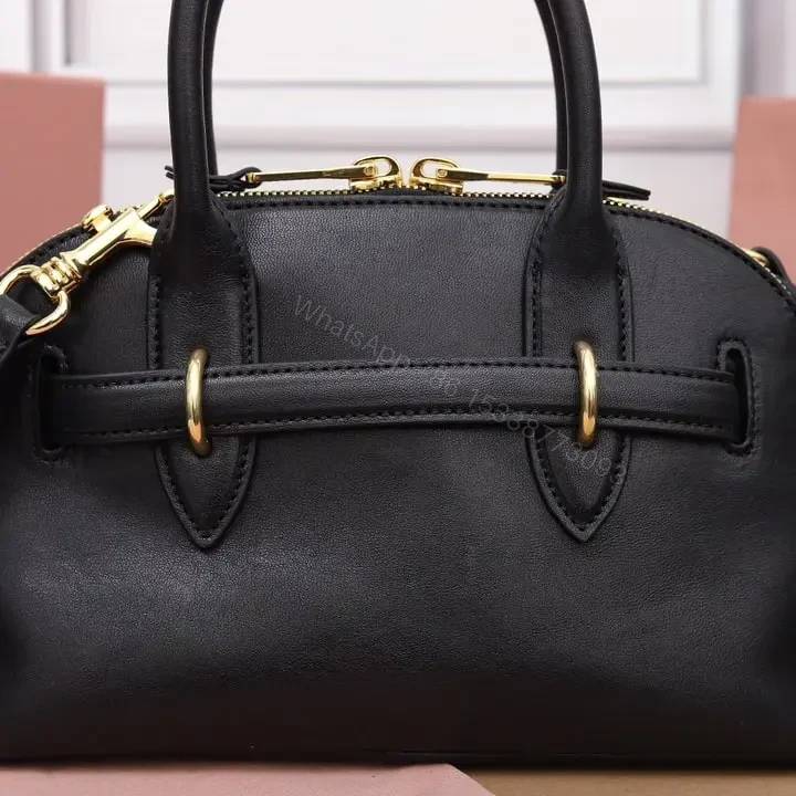 View 7 of 高仿miumiu*Aventure系列5BB169手提包黑色小號免檢版