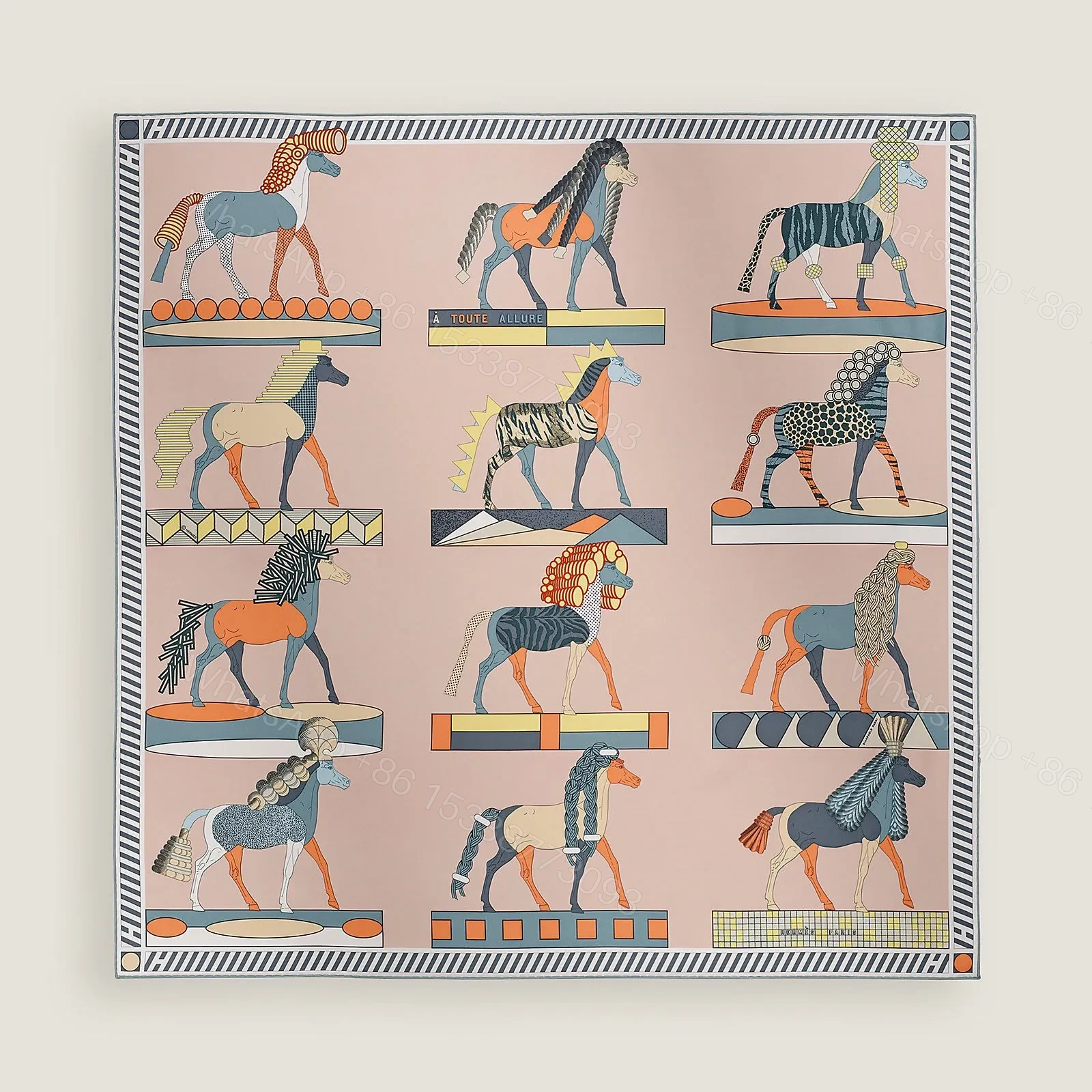 View 3 of HERMES silk