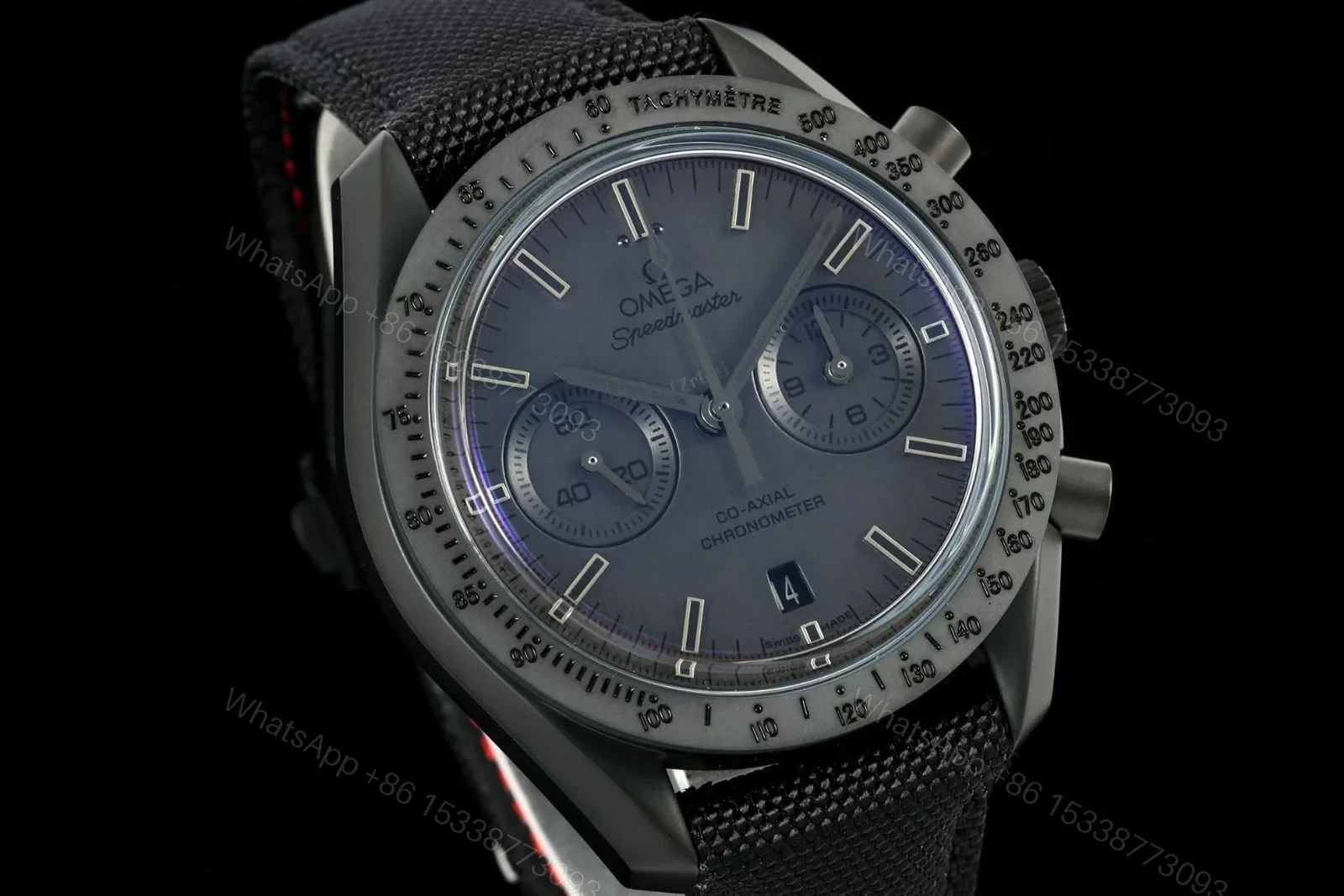 View 2 of Omega Speedmaster Moonwatch Co-Axial Dark Side of the Moon Black Black 311.92.44.51.01.005