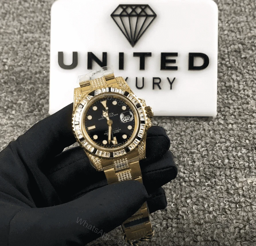 View 4 of Rolex GMT-Master II 116718LN Super Clone: Yellow Gold 40mm Overview