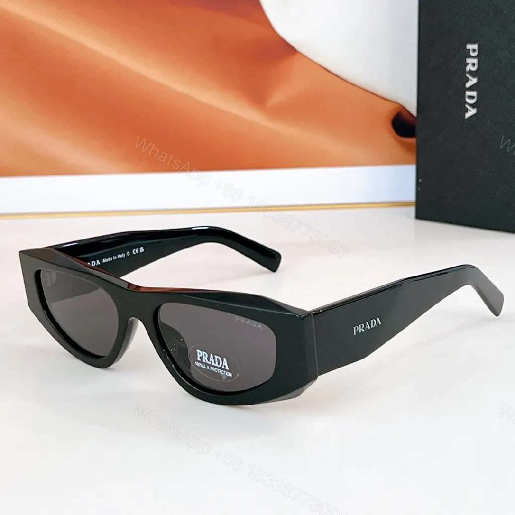 View 6 of Black Acetate Sunglasses – Bold, Contemporary Shield with Amber UV Lens